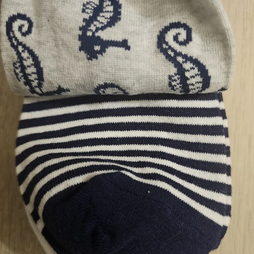 Women's Old Navy Nautical Print No-Show Socks 7 Pk - Picture 3 of 8